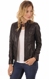 Women Genuine Leather Jacket WJ 20